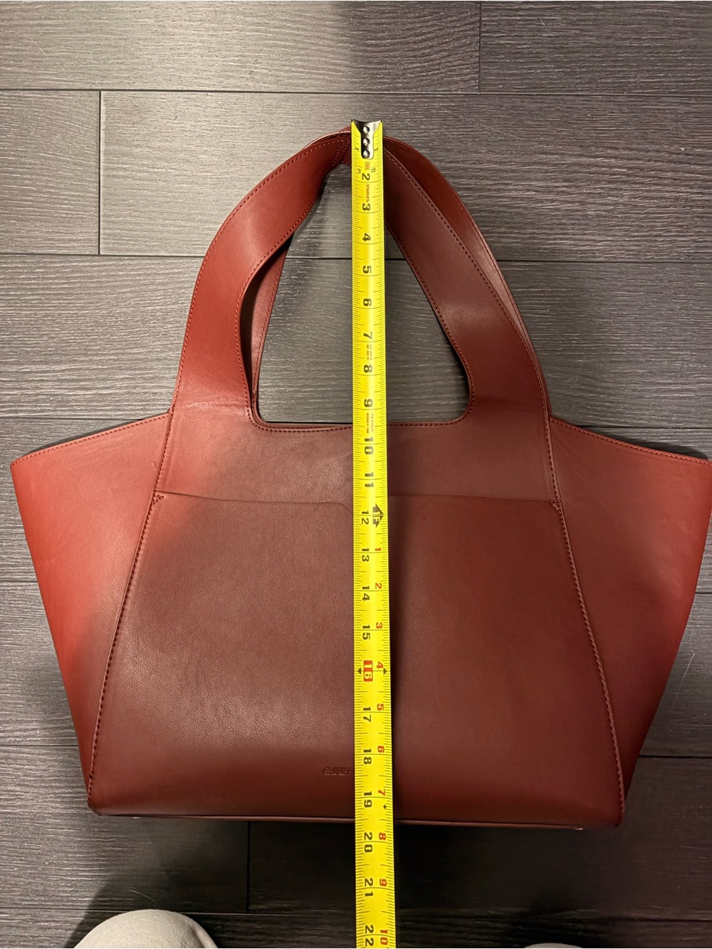 Carin Wester Burgundy Carry All Tote Bag - Picture 7 of 7